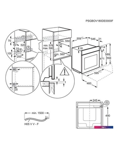 Электрический духовой шкаф EOE8P39WX Electrolux