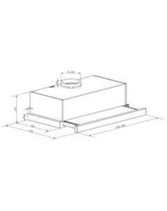 Кухонная вытяжка Hubble G 600 (белый) Lex