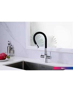 Смеситель Salix Sa213419-CR (черный/хром) Paulmark