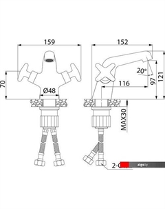 Смеситель Acros ACRSB00i01 Iddis