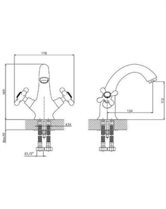 Смеситель Vienna VN 26-2 Esko