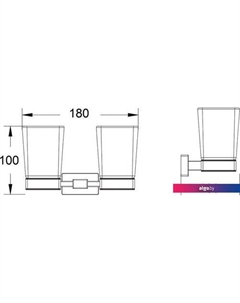Набор стаканов для зубной щетки и пасты SG5622 Shevanik