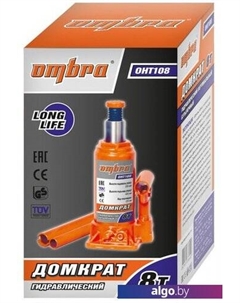 Бутылочный домкрат OHT108 8т Ombra