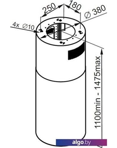 Кухонная вытяжка Lee Push (нержавеющая сталь) Maunfeld
