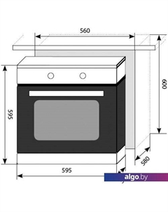 Духовой шкаф EDM 040 BL Lex
