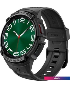 Ремешок Rugged Armor Pro для Galaxy Watch6 Classic (47 мм) (черный) Spigen