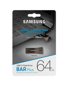 USB Flash BAR Plus 64GB (серебристый) Samsung