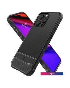 Чехол для телефона Rugged Armor (MagFit) для iPhone 15 Pro Max ACS06561 (черный) Spigen
