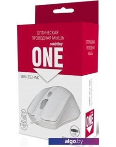 Мышь One 352 (белый) Smartbuy