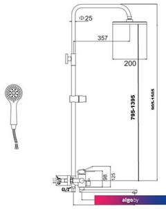 Душевая система FS8345-35 Fmark