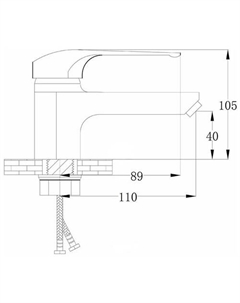 Смеситель SL50-001F Рмс