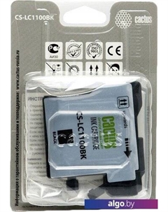 Картридж CS-LC1100BK (аналог Brother LC1100BK) Cactus