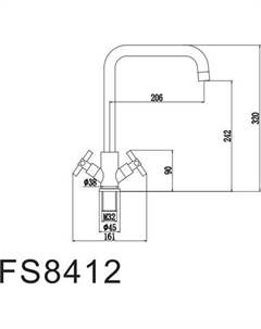 Смеситель FS8412H Fmark