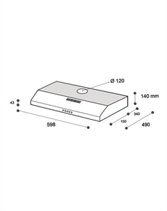 Кухонная вытяжка Technology Piano 600 60 M (белый) Zorg