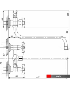 Смеситель TSB-120-95 Tsarsberg
