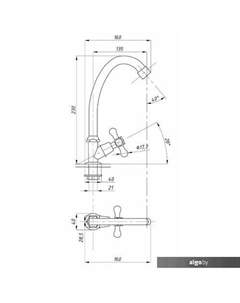 Смеситель 013-1087 Tsarsberg
