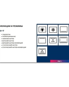 Электрический духовой шкаф Technology BE7 (белый) Zorg