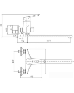 Смеситель A2207 Fashun