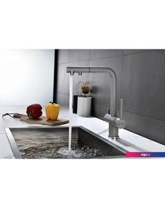 Смеситель Serpentine SE213222-DG (серый/графит) Paulmark