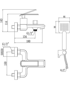 Смеситель S-600103T Savol