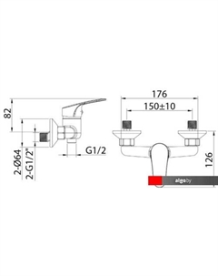 Смеситель Simp SIMSB00M03WA Milardo