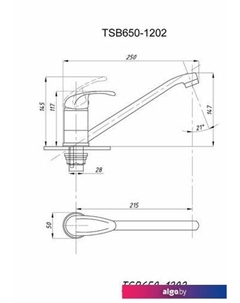 Смеситель 650-1202 Tsarsberg
