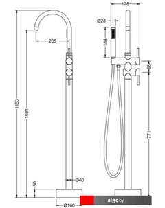 Смеситель Saona 2300/03Y-CR Timo