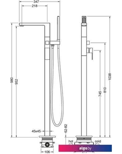 Смеситель Selene 2210/03Y-CR (черный) Timo