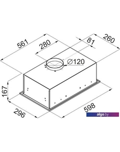 Кухонная вытяжка Crosby Singl 60 (черный) Maunfeld