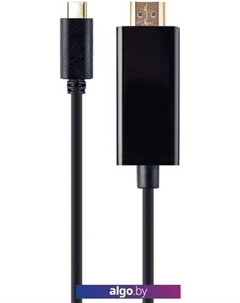Кабель A-CM-HDMIM-02 USB Type-C - HDMI (2 м, черный) Cablexpert
