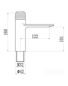 Смеситель S-601810AB Savol