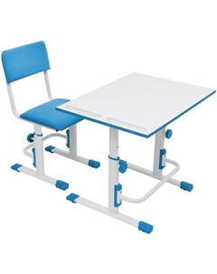 Ученический стул City/Smart L (белый/синий) Polini kids