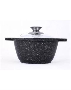 Кастрюля кмт12а (темный мрамор) Kukmara