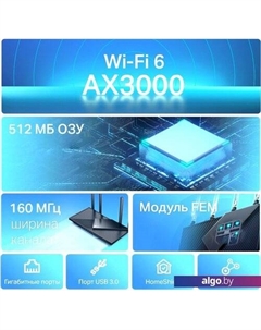 Wi-Fi роутер Archer AX55 Tp-link
