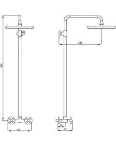 Верхний душ 402.977 Istok life