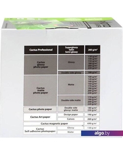 Фотобумага Глянцевая A6 230 г/кв.м. 500 листов (CS-GA6230500) Cactus