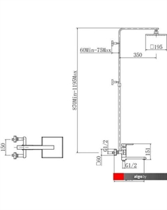 Душевая система A2415 Fashun