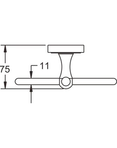 Держатель для полотенца RG1006Q Rose