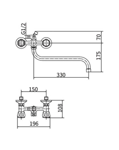 Смеситель PL2210-26 Plstart