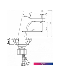 Смеситель Plaza 16100PL Olive's