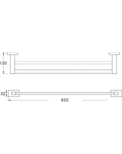 Держатель для полотенца SG5627G Shevanik