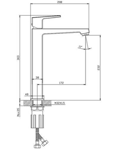 Смеситель S01.15.06 Splenka