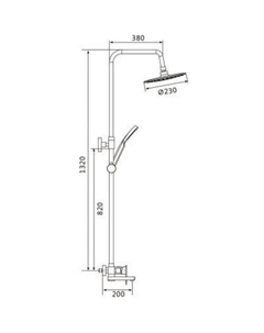 Душевая система S8736H Shevanik