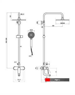 Душевая система SK-H6401 Savol