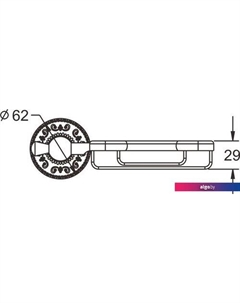 Мыльница RG1004Q Rose