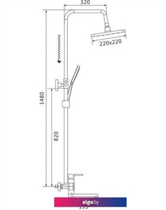 Душевая система S9336 Shevanik