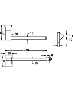 Держатель для бумажных полотенец RG1606H Rose