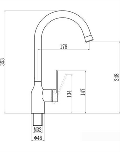 Смеситель S-601816H Savol