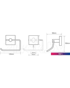 Держатель для туалетной бумаги 132112042 Bemeta