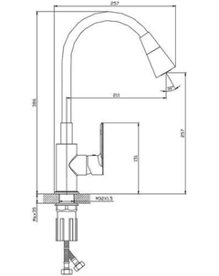 Смеситель S05.43.09 Splenka